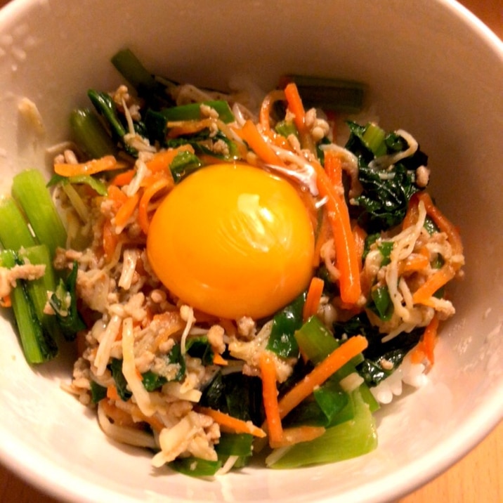 簡単だけど 本格的 野菜たっぷりビビンバ レシピ 作り方 By ゆきのえ 楽天レシピ 簡単だけど 本格的 野菜たっぷりビビンバ レシピ 作り方 By ゆきのえ 楽天レシピ